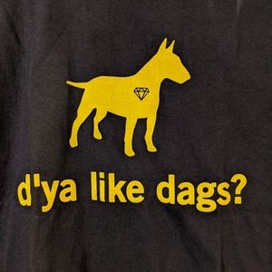 D'ya like dags? Men's t-shirt size S